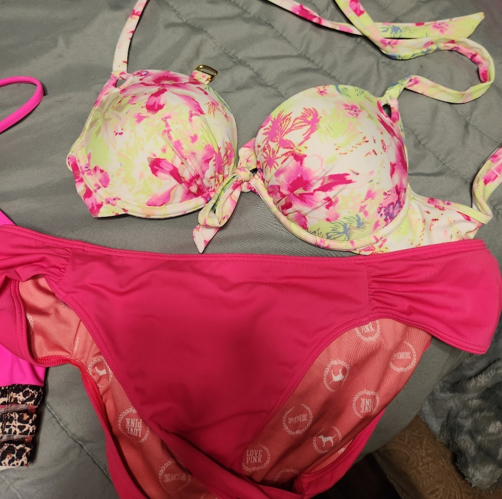 Pink bikini